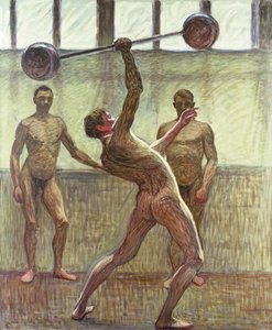 Soulever des poids avec un bras numéro 2, 1914