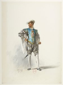 Btv1b84558104 16 - Saint-Saëns - Henry VIII - Maquettes de costumes - Lacoste - 16e Costume - Eugene Lacoste