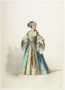 Btv1b84558104 18 - Saint-Saëns - Henry VIII - Maquettes de costumes - Lacoste - 18e Costume - Eugene Lacoste