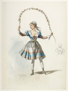 Btv1b84558104 47 - Saint-Saëns - Henry VIII - Maquettes de costumes - Lacoste - 47. Costume - Eugene Lacoste