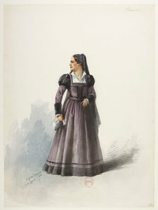 Btv1b84558104 81 - Saint-Saëns - Henry VIII - Maquettes de costumes - Lacoste - 77. Lady Clarence - Eugene Lacoste