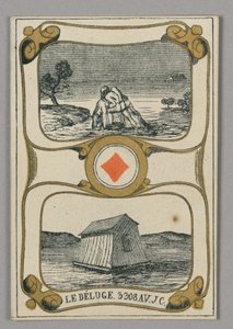 Le Déluge, carte à jouer de l