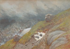 Vue au-dessus de Handeck, Suisse, 1875