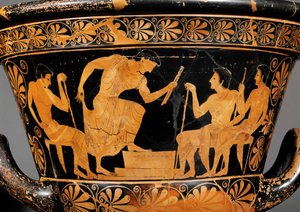 Cratère attique à figures rouges, appelé cratère d