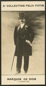 Albert-Jules-Felix-Philippe Marquis De Dion, Automobilisme - European Photographer