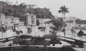 Brésil : Praca Cabral, Rio (photo n/b) - European Photographer