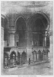 Mosquée du Sultan Ahmed, Constantinople