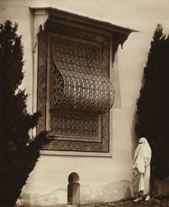 Sidi-Bou-Saïd, Fenêtre du harem (photo n/b)