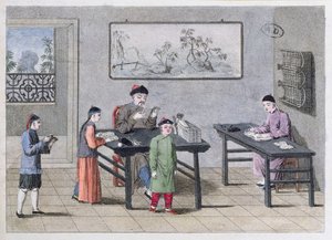 Une école chinoise, vers 1810