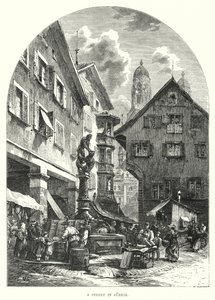 Une rue à Zurich