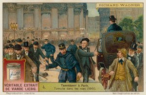 Une représentation de Tannhäuser à Paris