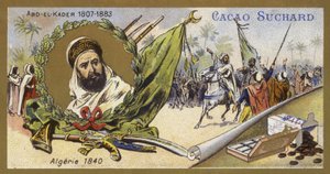 Abdelkader El Djezairi, saint soufi et chef militaire algérien, 1840