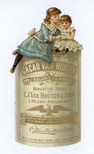 Publicité pour le cacao Van Houten