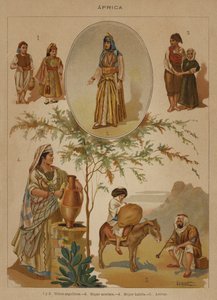 Afrique (lithographie en couleur)