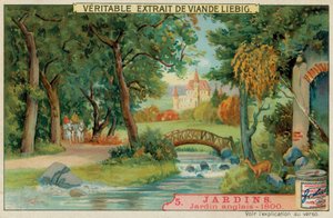 Un jardin anglais du XIXe siècle