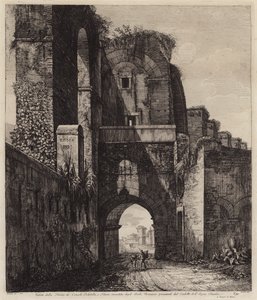 Arches des consuls Dolabella et Silanus enfermées dans les arches néroniennes de l
