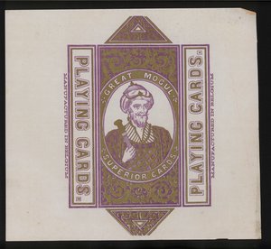 Œuvre pour cartes à jouer (lithographie)