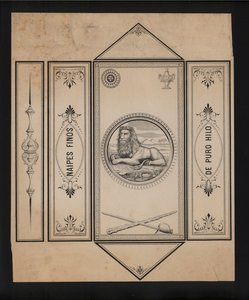 Œuvre pour cartes à jouer (lithographie) - European School