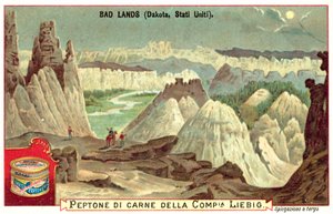 Badlands, Dakota du Sud, USA