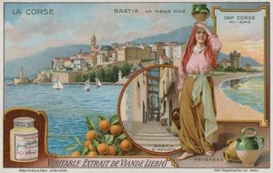 Bastia, Cap Corse et une paysanne