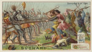 Bataille de Sempach, Suisse, 9 juillet 1386