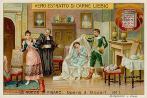 Chérubin, le comte, Suzanne et Basilio - European School