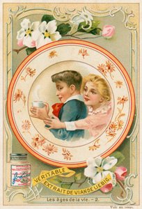 Enfance (chromolitho) - European School