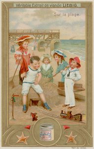 Enfants Jouant avec un Train Jouet - European School