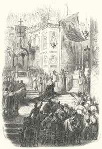 Couronnement de Baudouin Ier comme empereur latin à Constantinople - European School