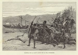 Départ de Lady Alice de l