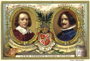 Diego Velasquez et Bartolomé Murillo, artistes espagnols