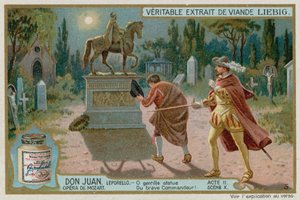 Don Giovanni invite la statue du Commandeur à dîner