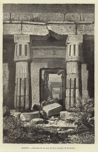Égypte - Entrée de la maison de Séthi - European School