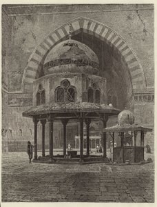 Égypte - Intérieur de la mosquée du Sultan Hassan - European School