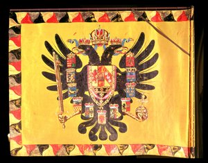 Drapeau de la dynastie impériale des Habsbourg, vers 1700