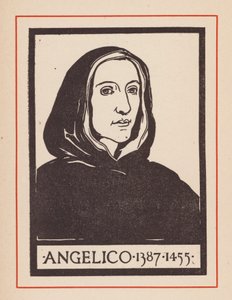 Fra Angelico, artiste italien de la Renaissance (lithographie) - European School