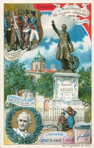 François Arago, Carte de Liebig, début du 20e siècle (chromo) - European School