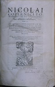 Frontispice de la deuxième édition de De Revolutionibus Orbium Coelestium par Nicolas Copernic