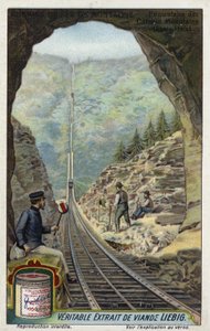 Chemin de fer funiculaire dans les montagnes Catskill, New York, USA