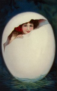 Fille sortant d