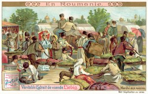 Marché aux raisins, Roumanie