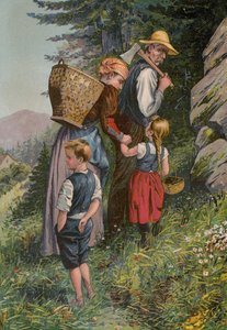 Contes de Grimms : Hansel et Grethel (chromolitho) - European School