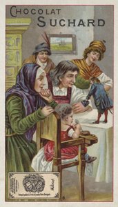 Gulliver exposé au peuple de Brobdingnag - European School