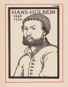 Hans Holbein le Jeune, artiste allemand (lithographie) - European School