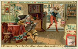 Hans Sachs dans son atelier