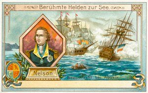 Horatio Nelson, amiral britannique, et la bataille du Nil