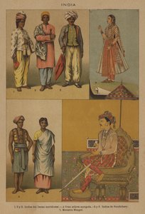 Inde (lithographie en couleur)