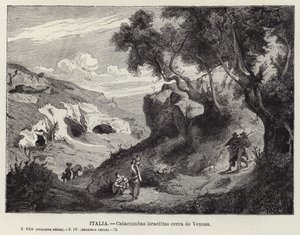 Italie, Catacombes israélites près de Venosa - European School