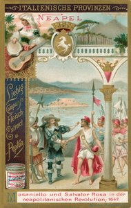 Provinces italiennes, carte de Liebig, début du 20e siècle (chromo) - European School