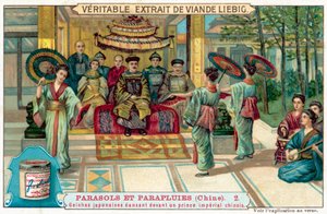 Geishas japonaises dansant pour un prince chinois - European School